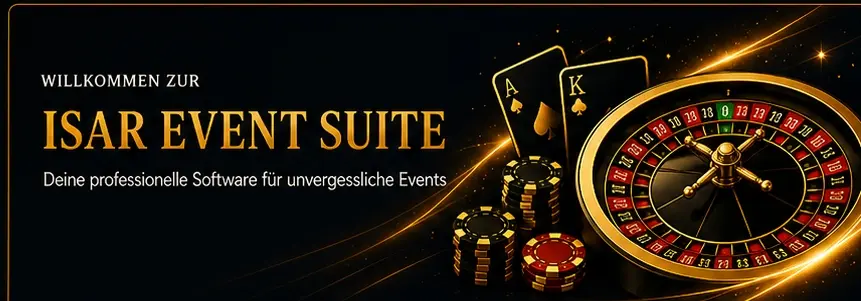 Originale Willkommensgrafik der Isar Event Suite